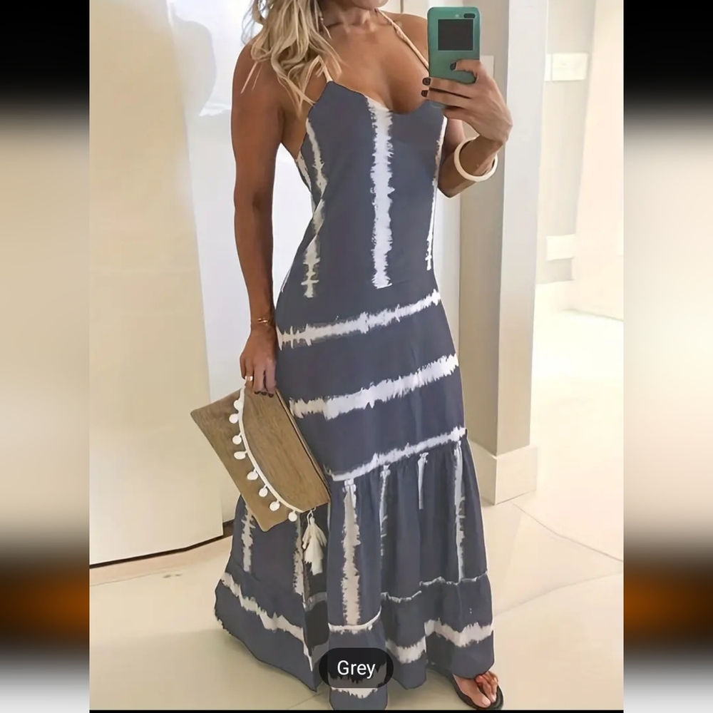 Tie dye cami dress
